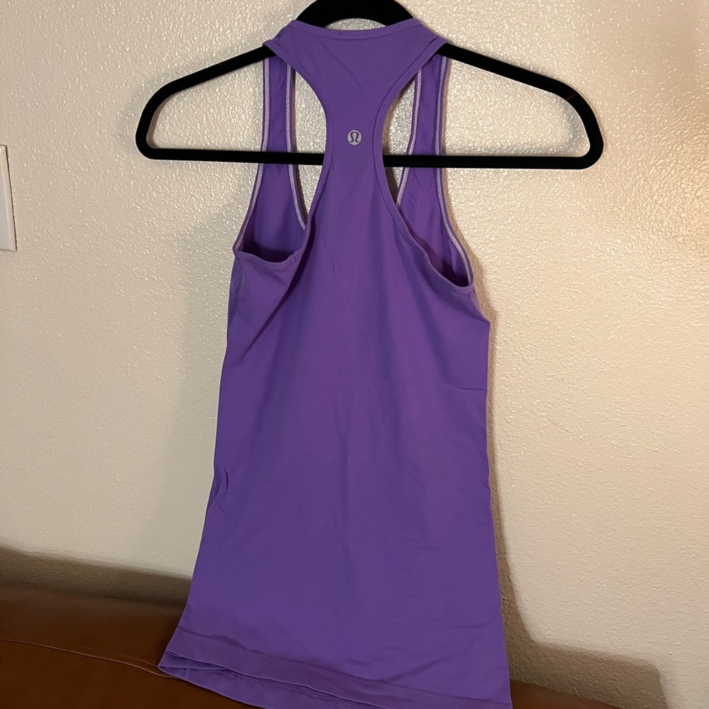 Lululemon Athletica Cool Racerback Tank In Purple in Size 6